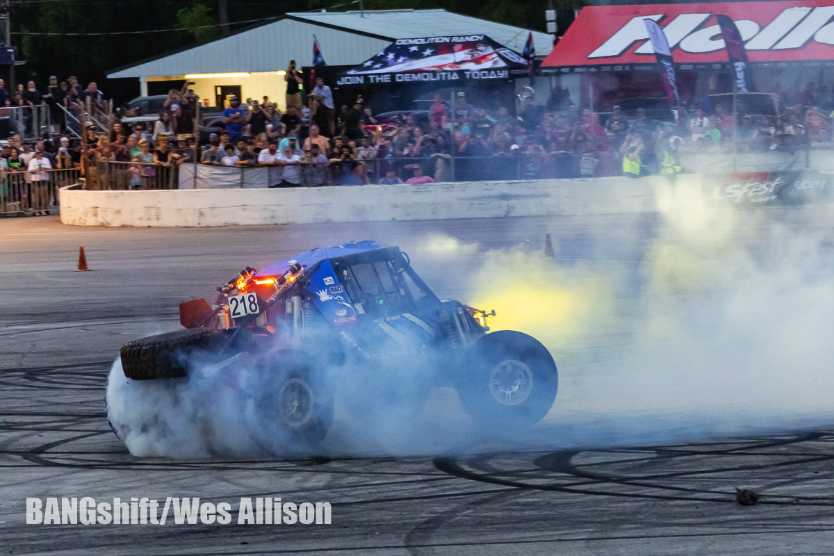 LS Fest East Photo Coverage: Tire Smoking Burnout Contest Action From Bowling Green.